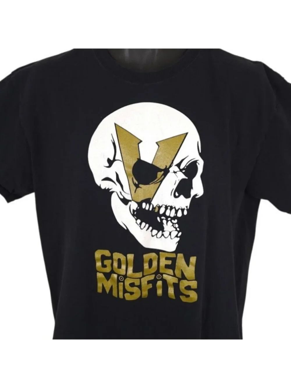 Vegas Golden Knights T Shirt Mens Size Large Black NHL Hockey Misfits